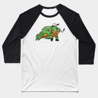 Punimals - Bull Frog Baseball T-Shirt